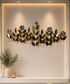 150 x 73 Wall Metal Blossom Living Room